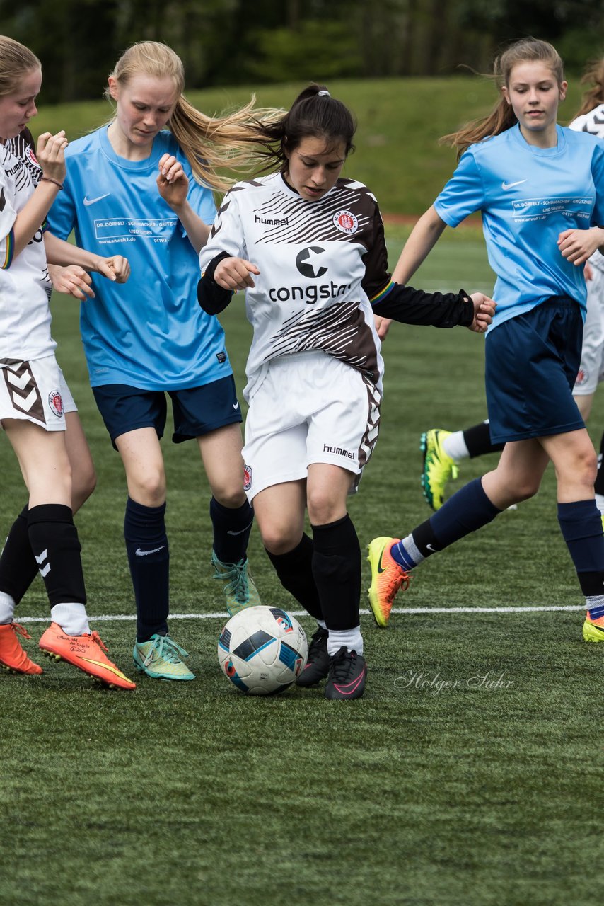 Bild 217 - B-Juniorinnen Ellerau - St. Pauli : Ergebnis: 1:1